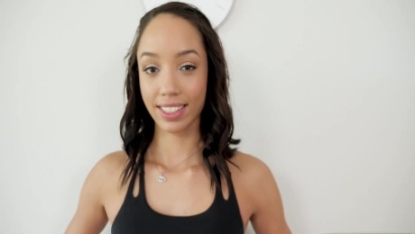 Fit And Skinny Light Skin Black Girl Casting With Alexis Tae