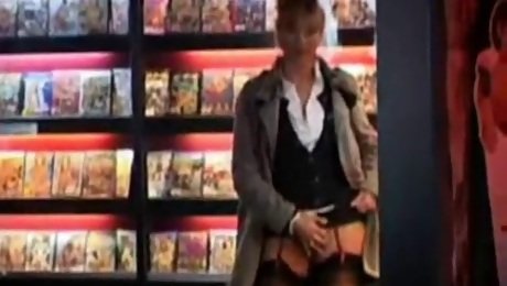 Good blowjob in the video store