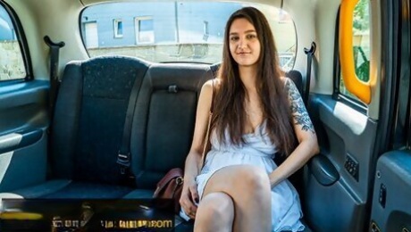 Fake Taxi Her big natural boobs get very hot and sweaty before having her pussy fucked hard