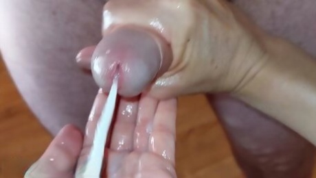 Laughing As The Cum Drips From His Penis! Cumshot Compilation Cumpilation (Milking-time)