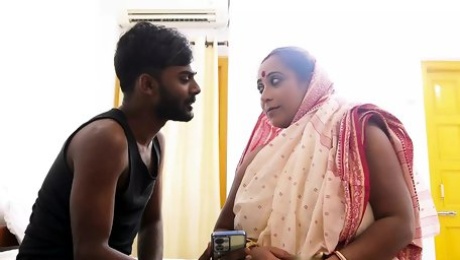 Grandmother And Step-Grandson Have Hardcore Sex With Clear Bengali Audio