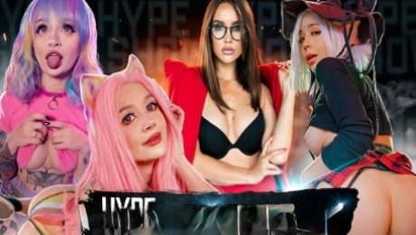 Hype Show Episode # 1 (Queens of Cosplay: Purple Bitch , AliceBong , Leah Meow)